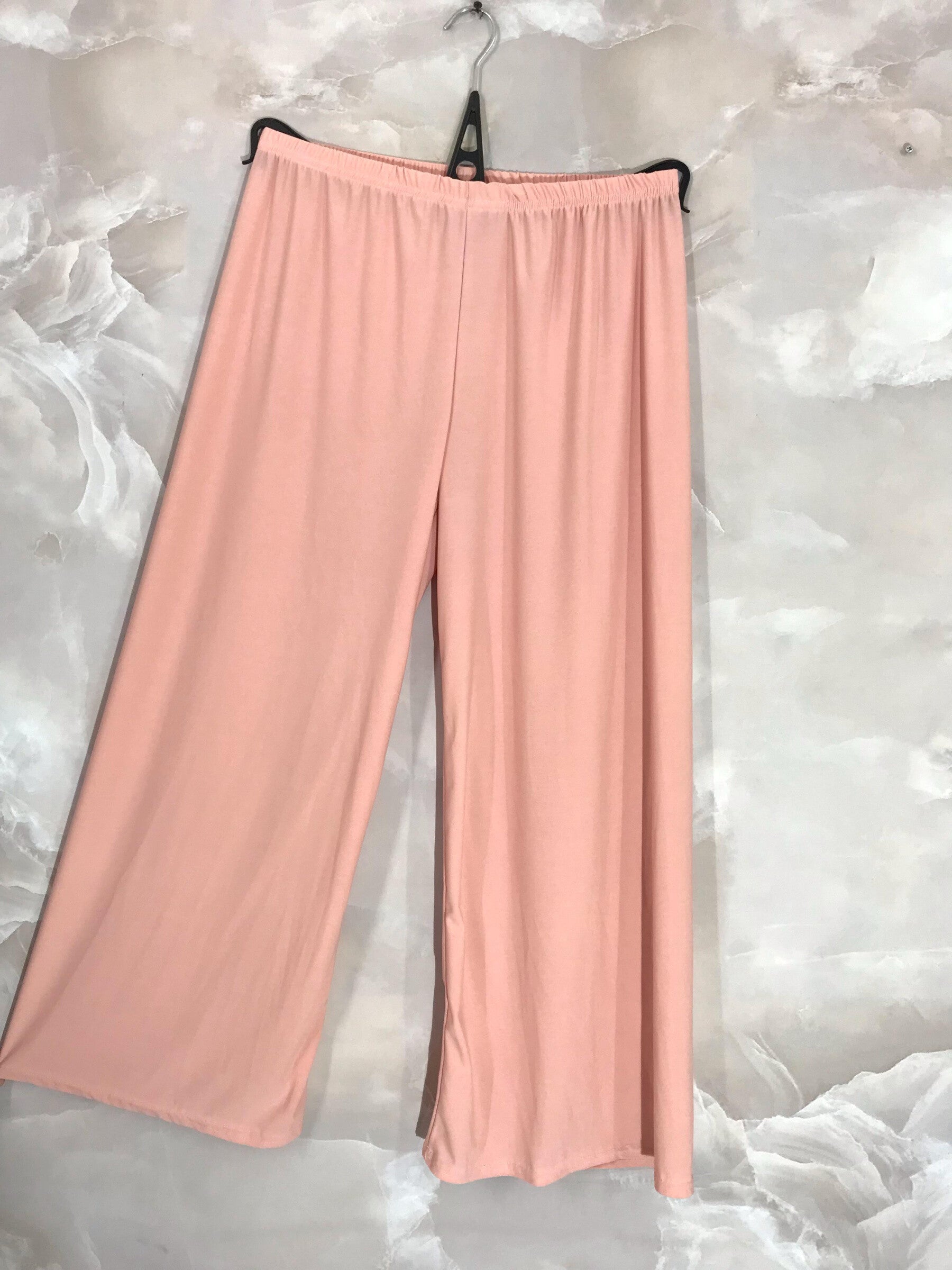 Fluid Pants Kiss Kiss Wide Legs T40 till T50 i Stor Storlek