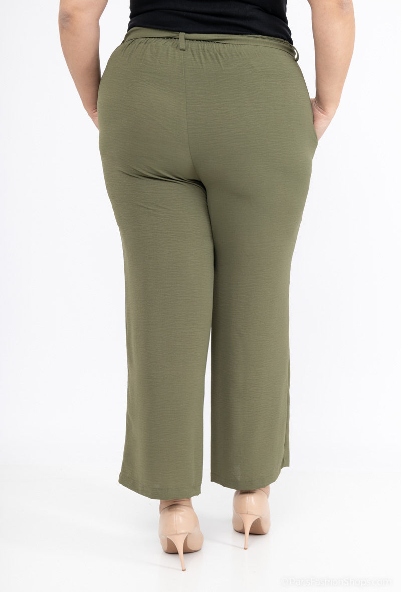 Plus Size Flödande Byxor
