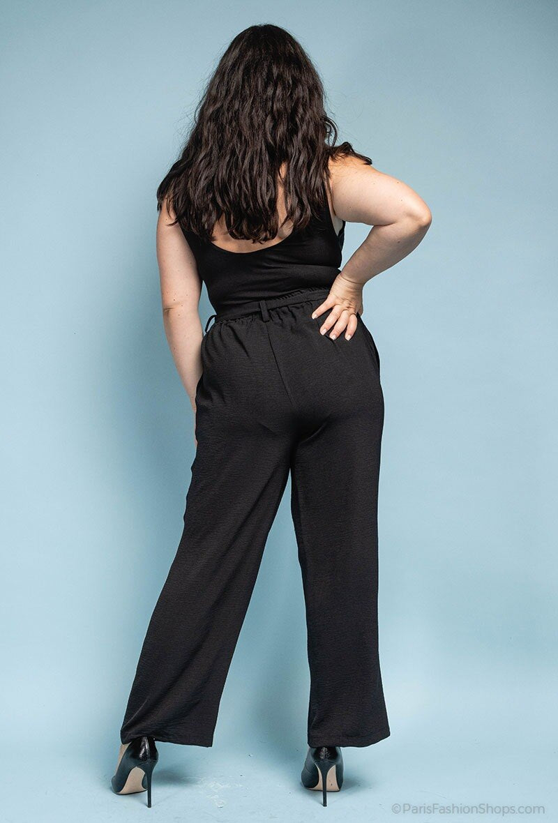 Plus Size Flödande Byxor