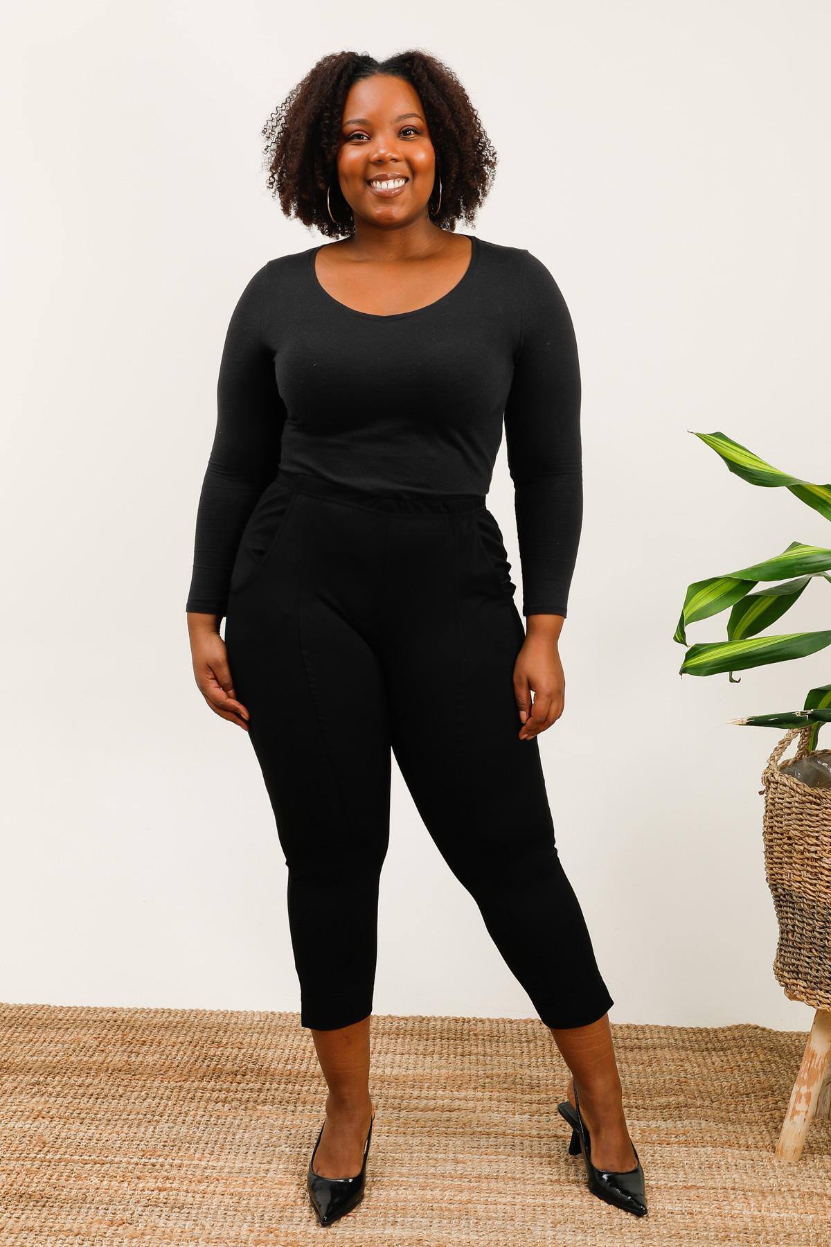 Plus size pants i Stor Storlek