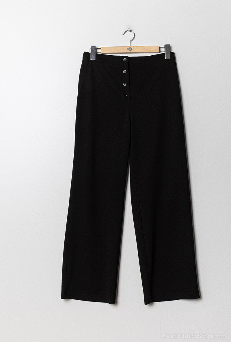 Wide leg pants i Stor Storlek