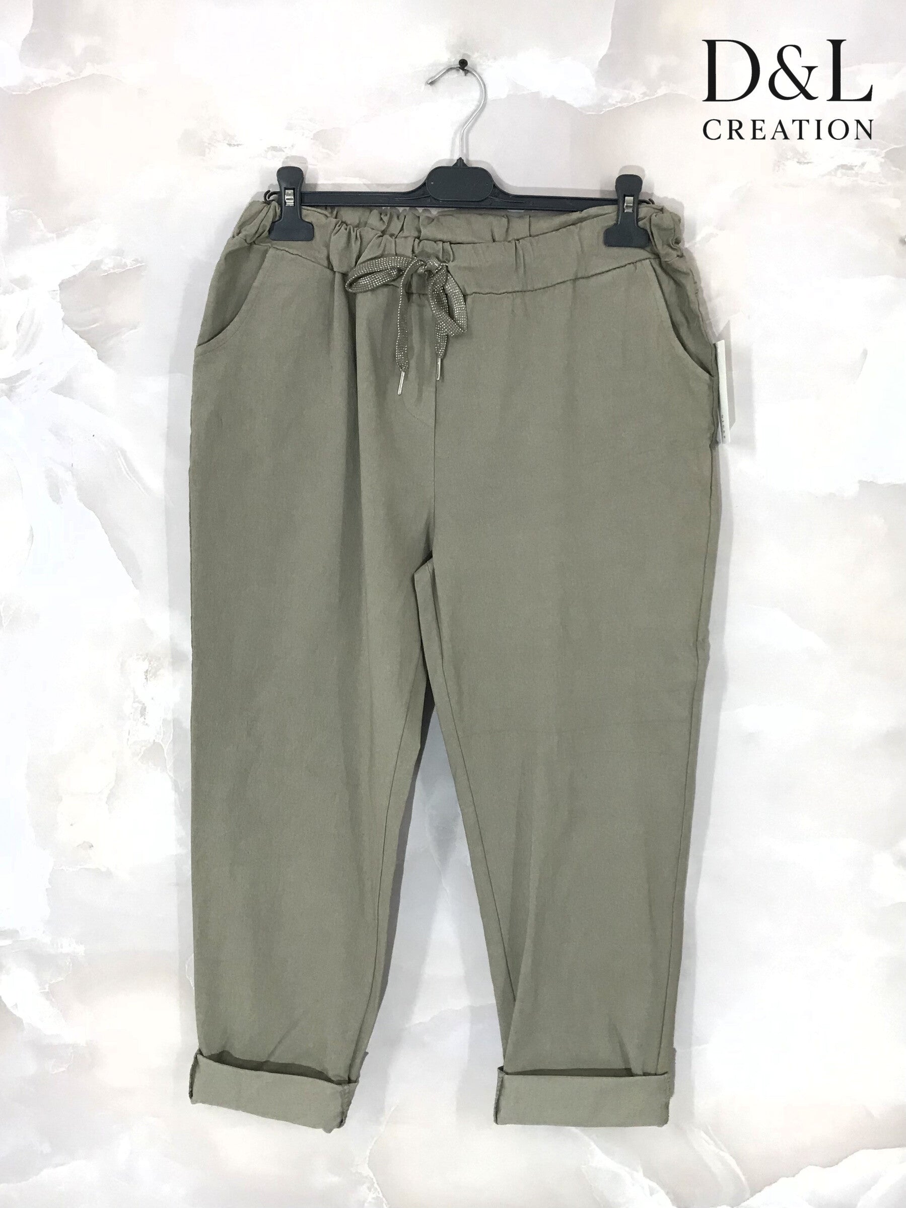 Magic plus-size extra stretch pants with pockets T40 to T50 i Stor Storlek