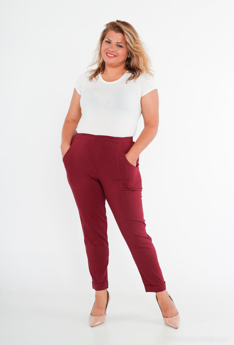 Plus Size Stretchbyxor för alla säsonger