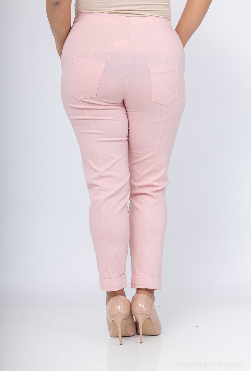 Stretch pants i Stor Storlek