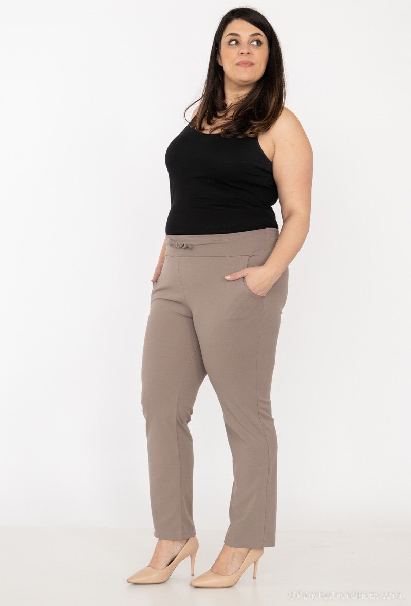 Plus Size Stretchbyxor för Kvinnor