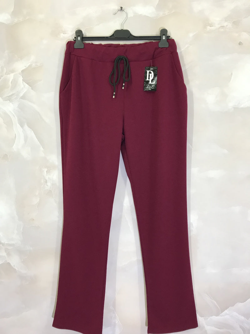 Enkla byxor med dragsko i Stor Storlek - Tillverkade i Frankrike