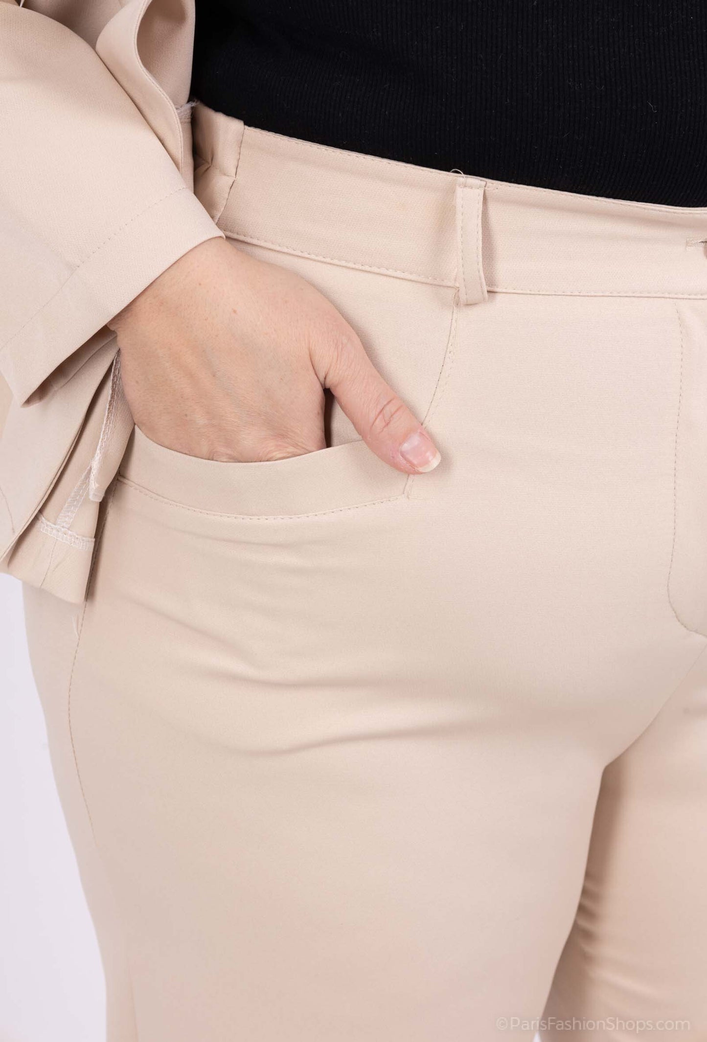 Plus Size Byxor för Vår/Sommar