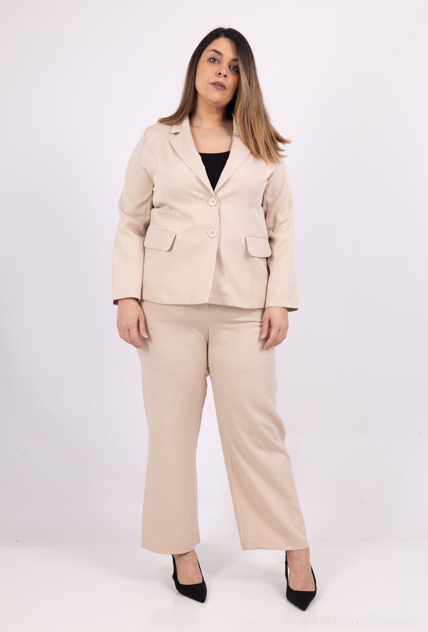Plus Size Byxor för Vår/Sommar