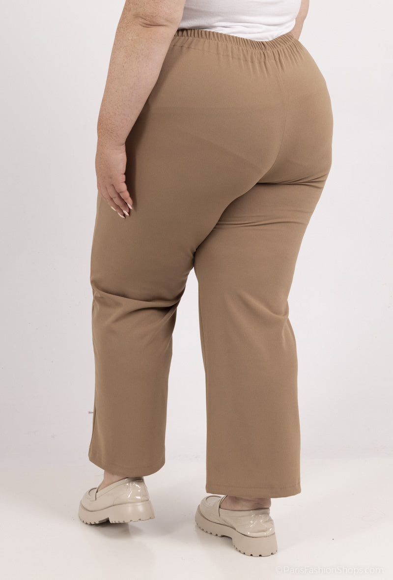 Drawstring pants i Stor Storlek