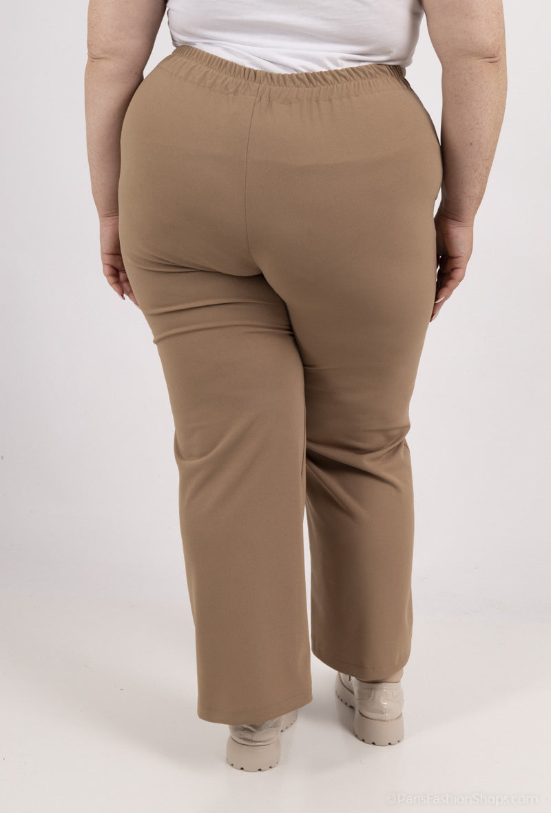 Drawstring pants i Stor Storlek