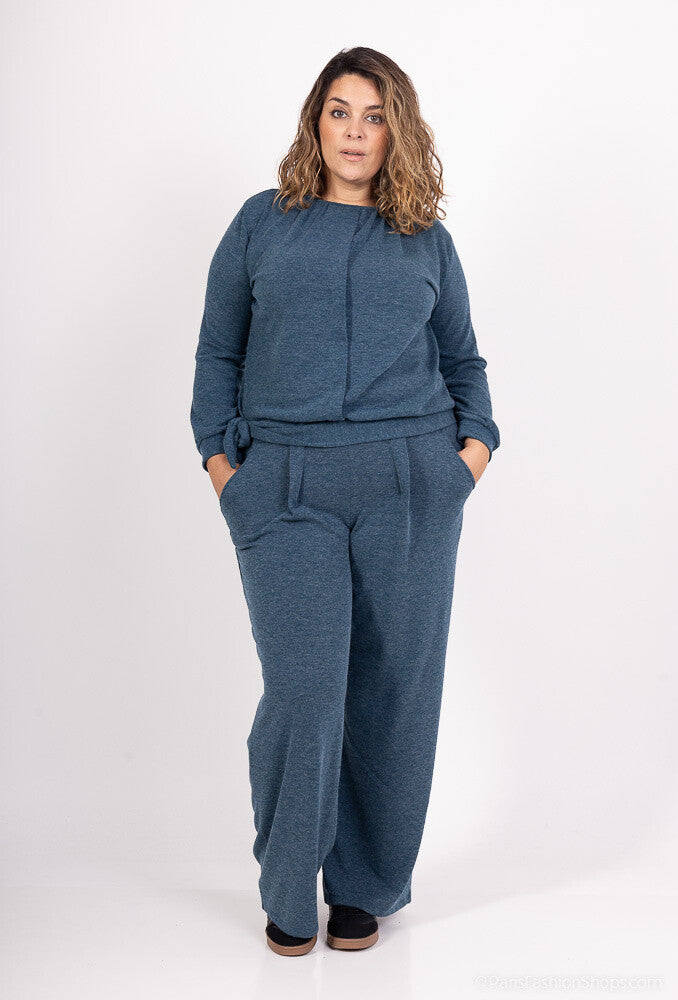 Wide pants i Stor Storlek