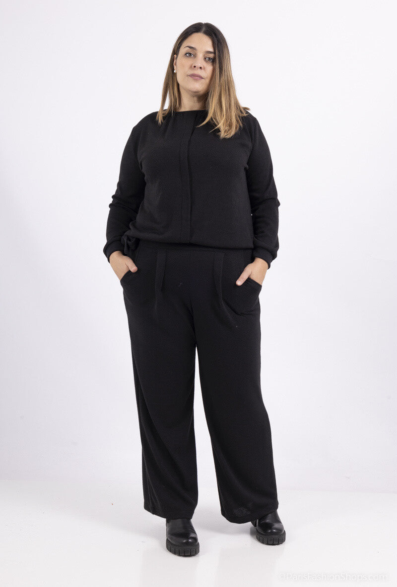 Wide pants i Stor Storlek