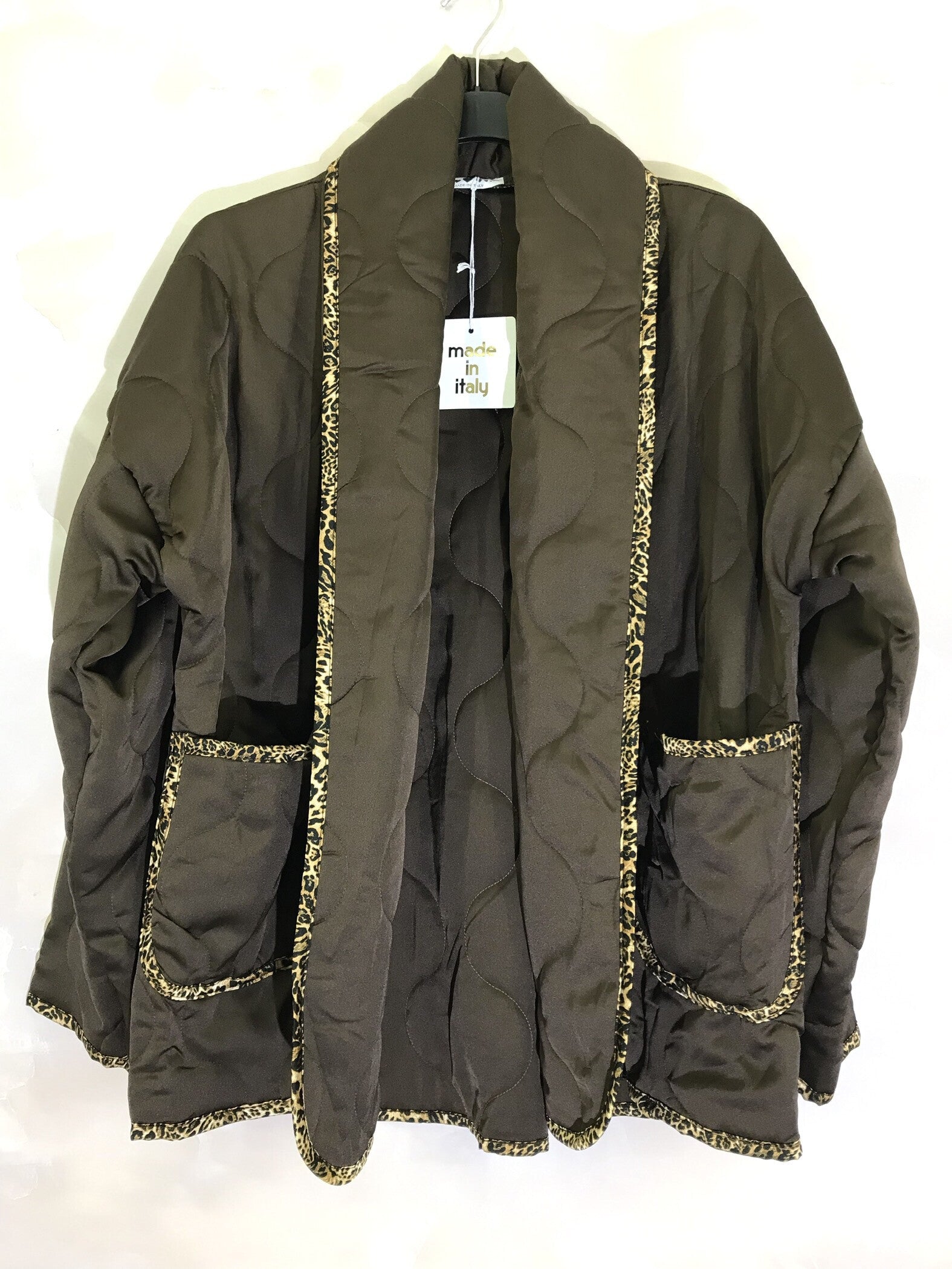 Thin Printed V-neck Sweater i Stor Storlek