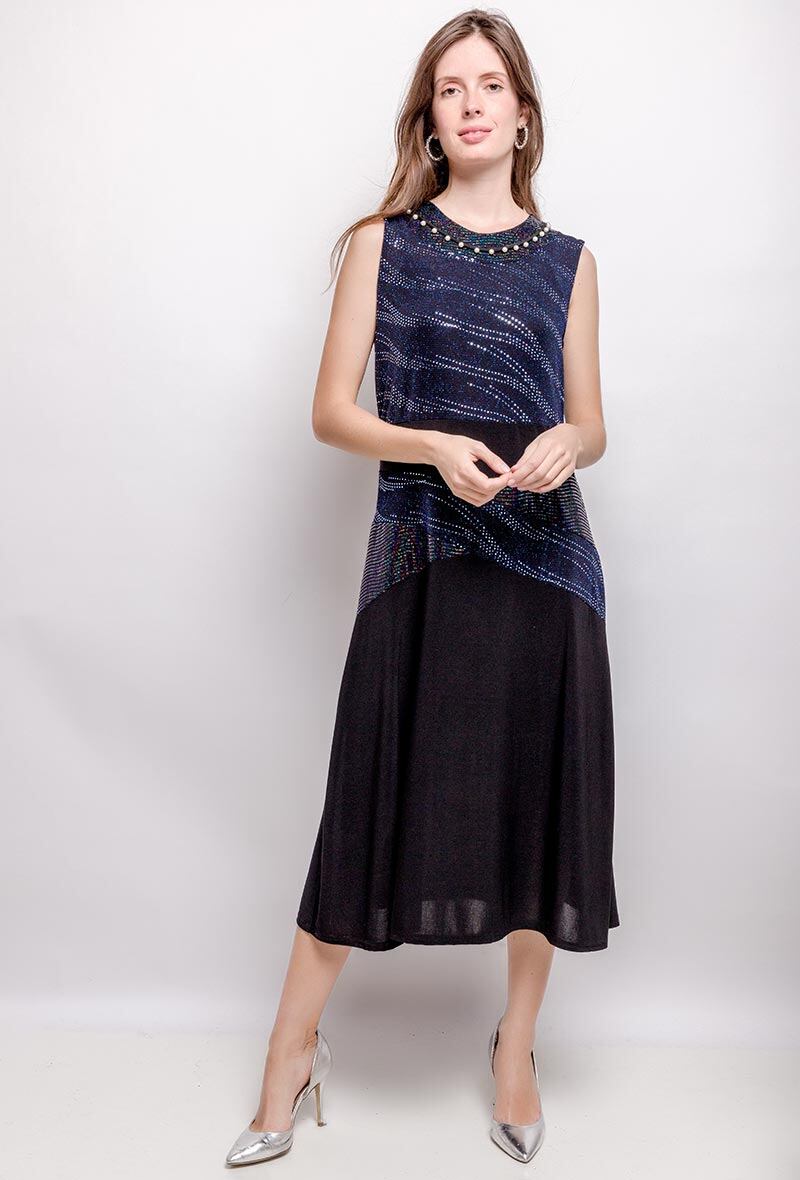 Party Dress i Stor Storlek - Glittrande Festklänning för Plus Size