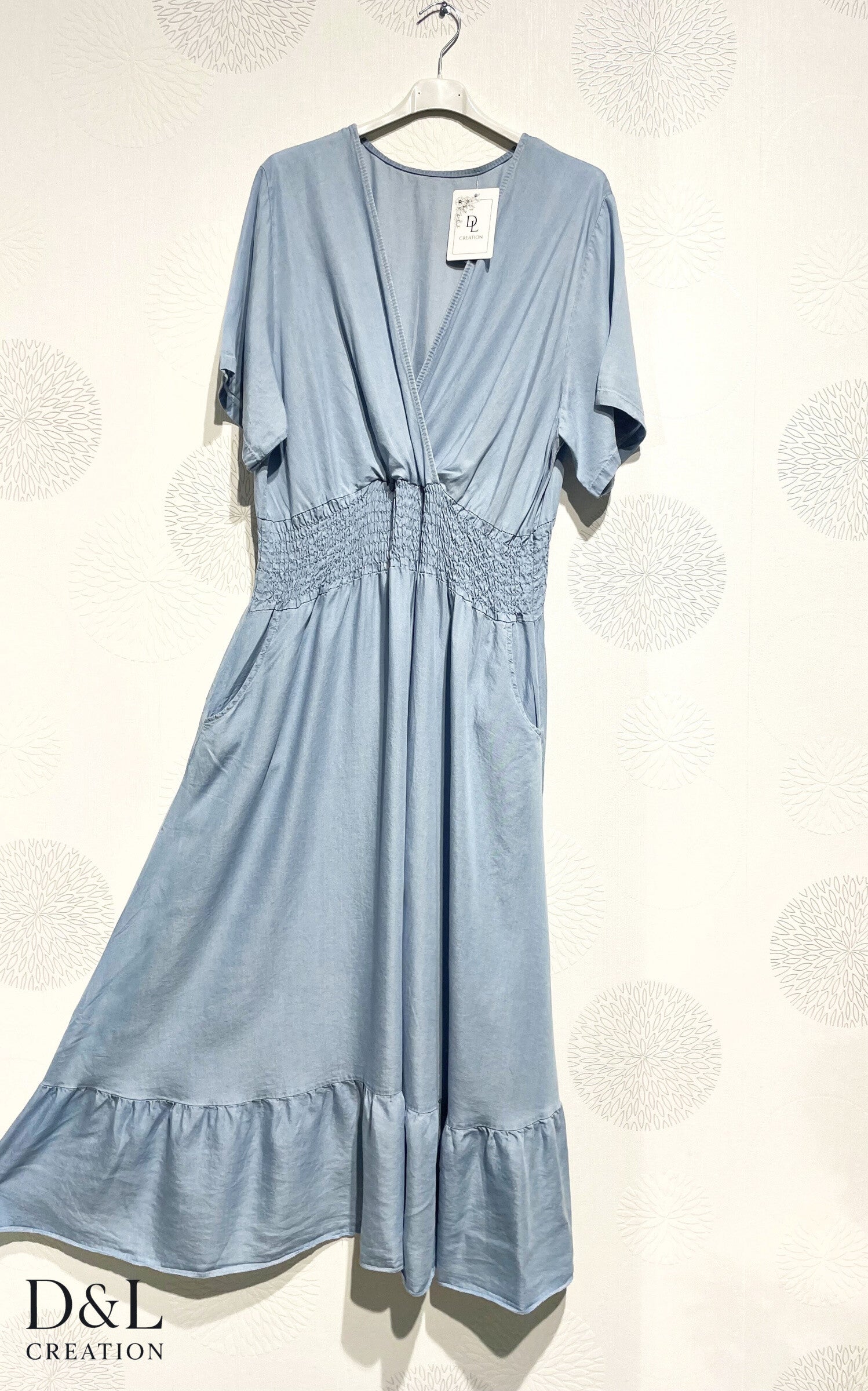 Lång Klänning CHANGE HEANCE I DANEL TENCEL - Storlek T38 till T52