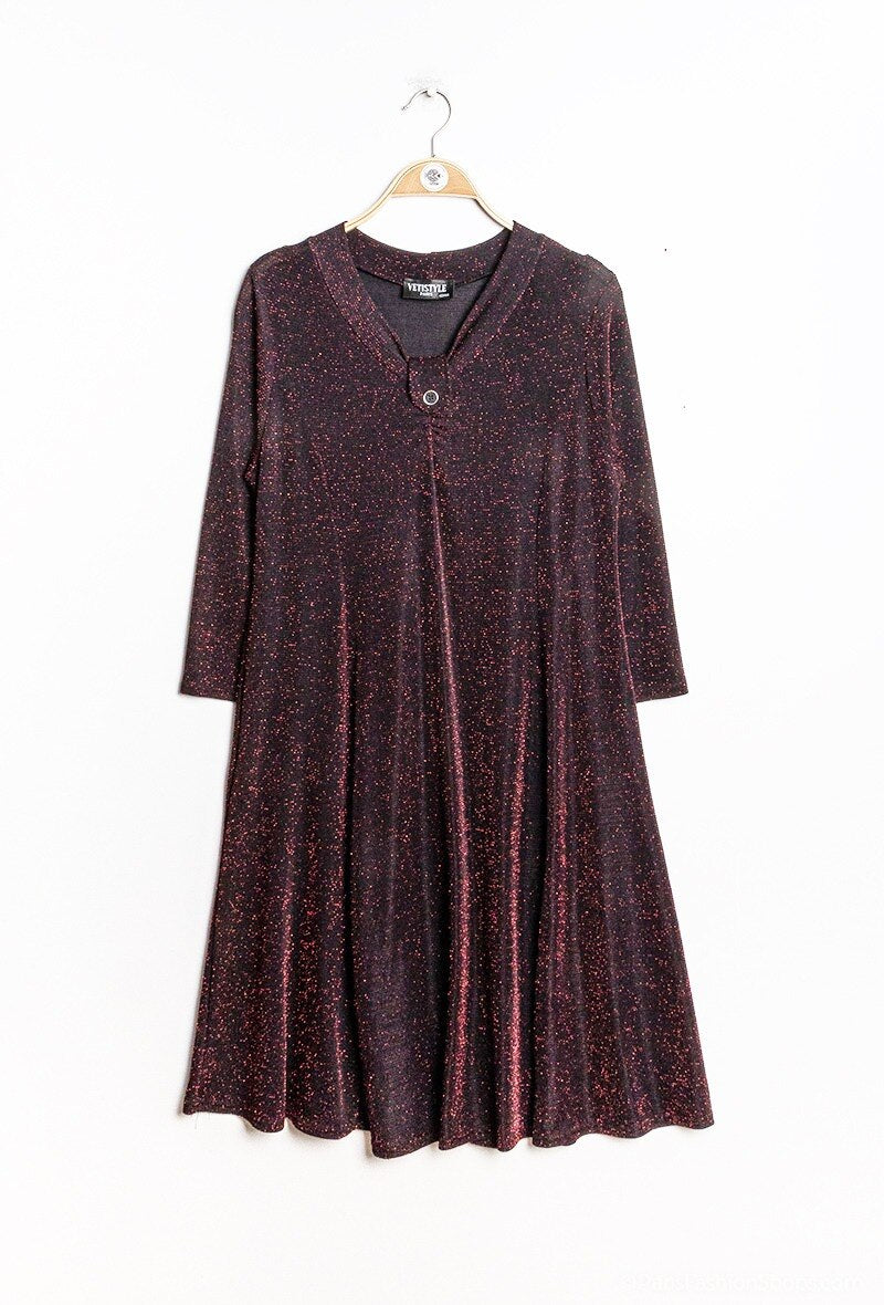 Sparkly dress i Stor Storlek