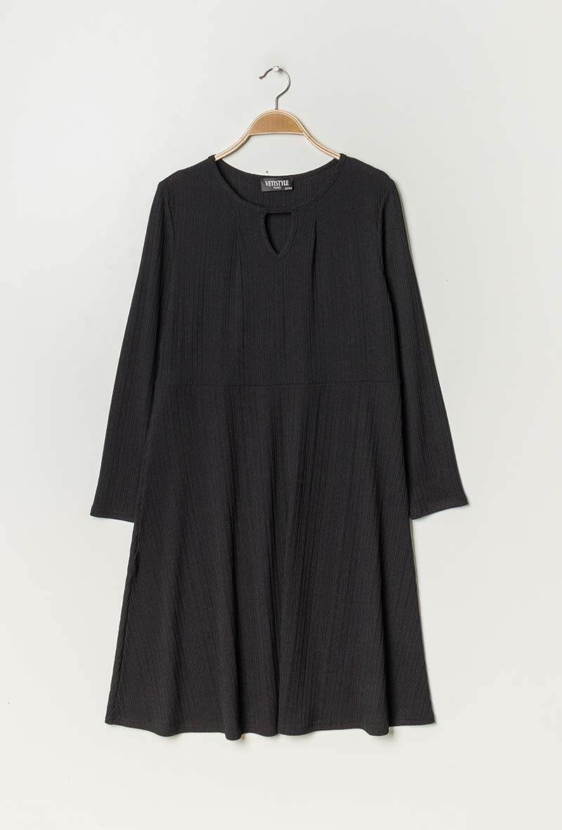 Stretch dress i Stor Storlek