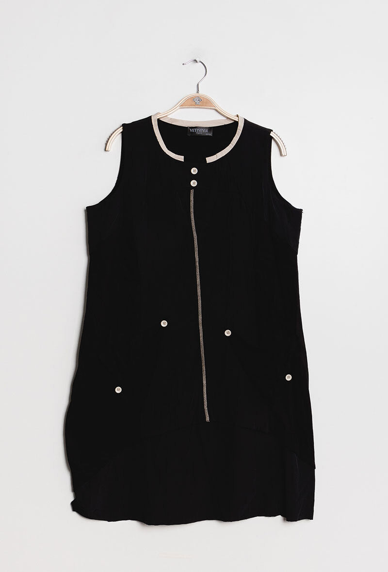 Zipped Dress i Stor Storlek