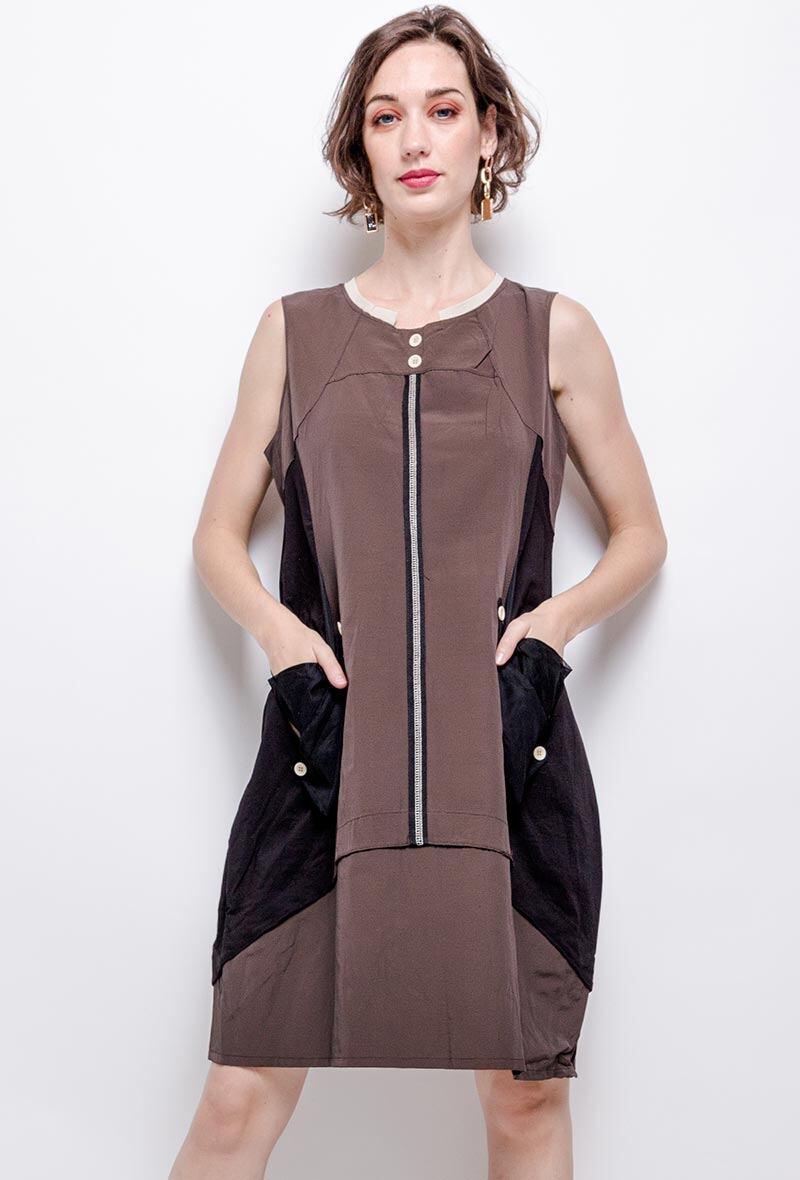 Plus Size Zipped Dress