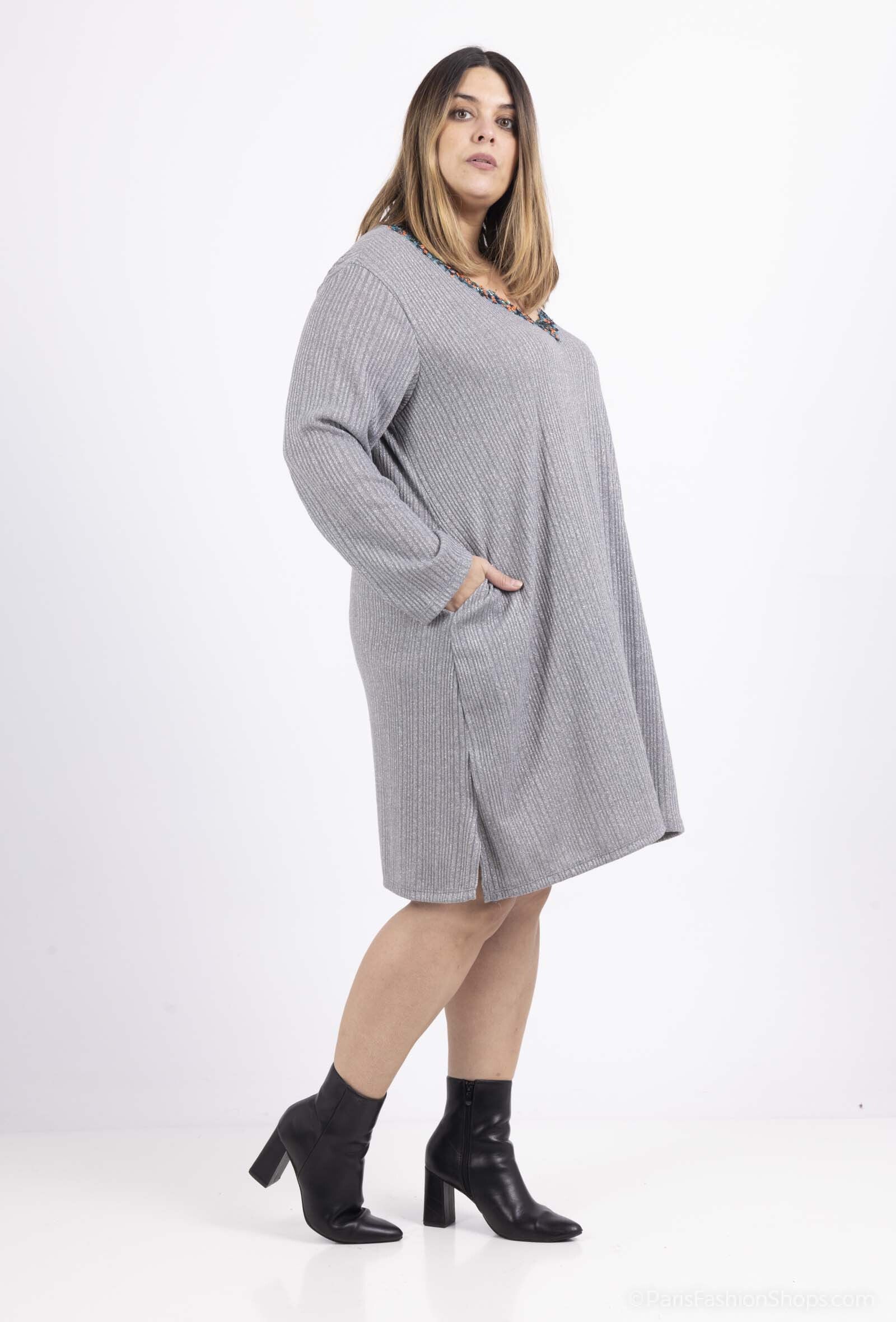 Kläder i Stor Storlek - Dress i Stor Storlek