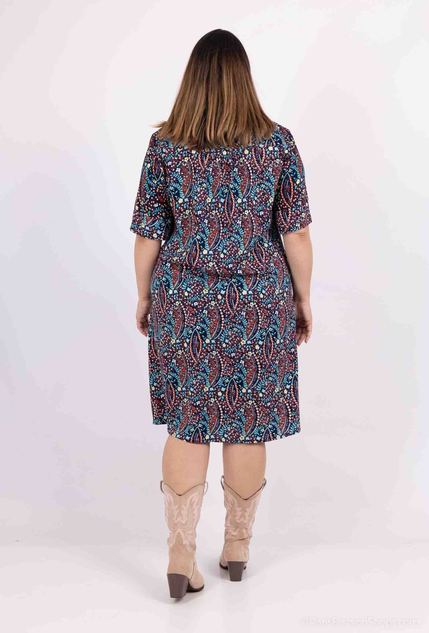 Plus Size Sommarklänning i 100% Viskos