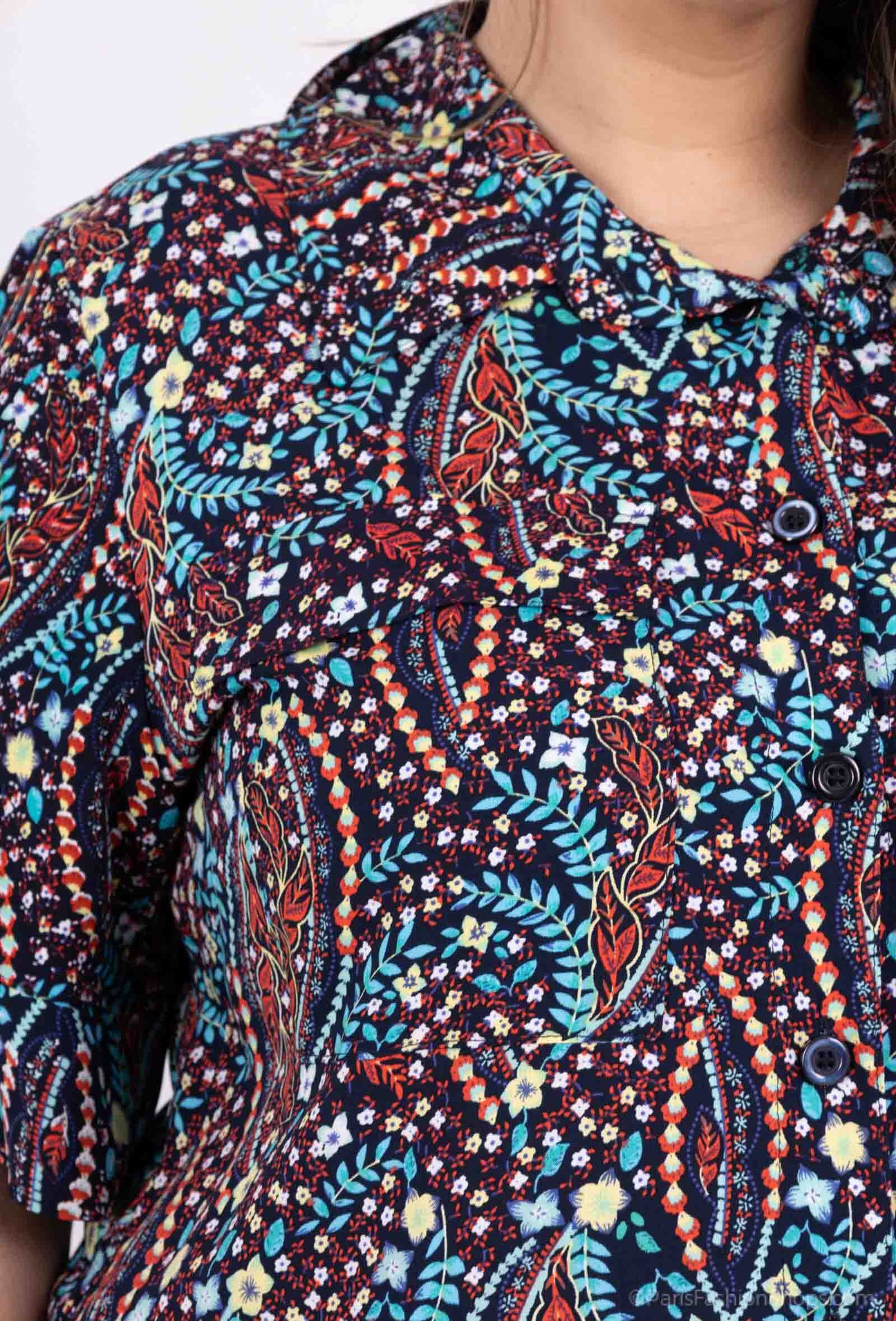 Plus Size Sommarklänning i 100% Viskos
