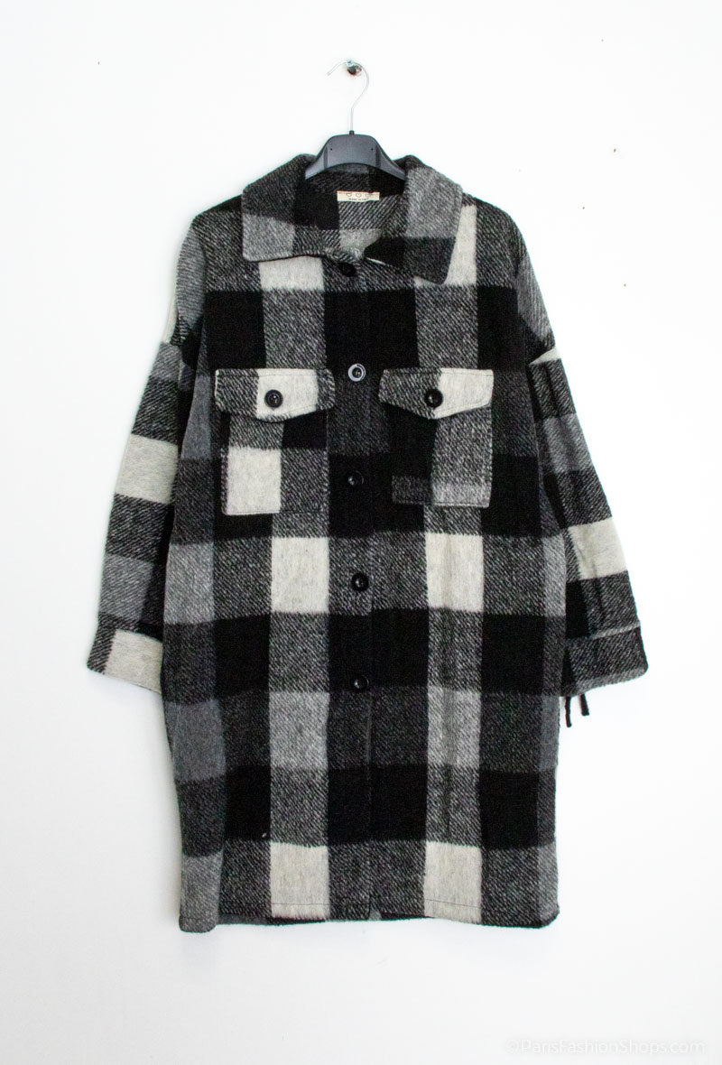 Overshirt i Stor Storlek