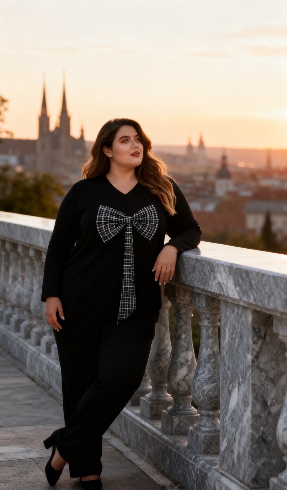 Plus size sweatshirt i Stor Storlek