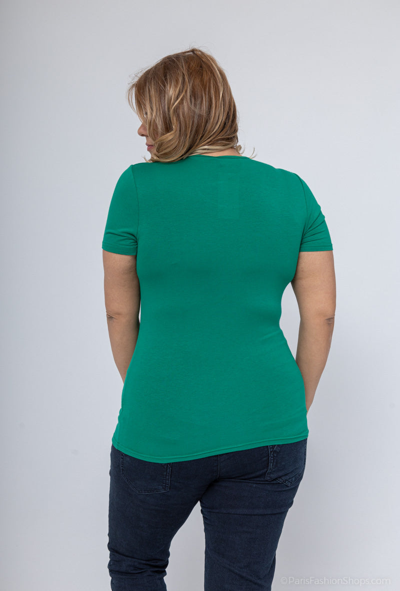 Plus Size Kortärmad T-shirt