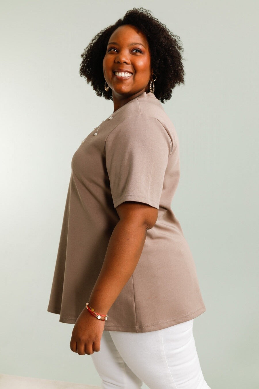 Plus size T-shirt i Stor Storlek