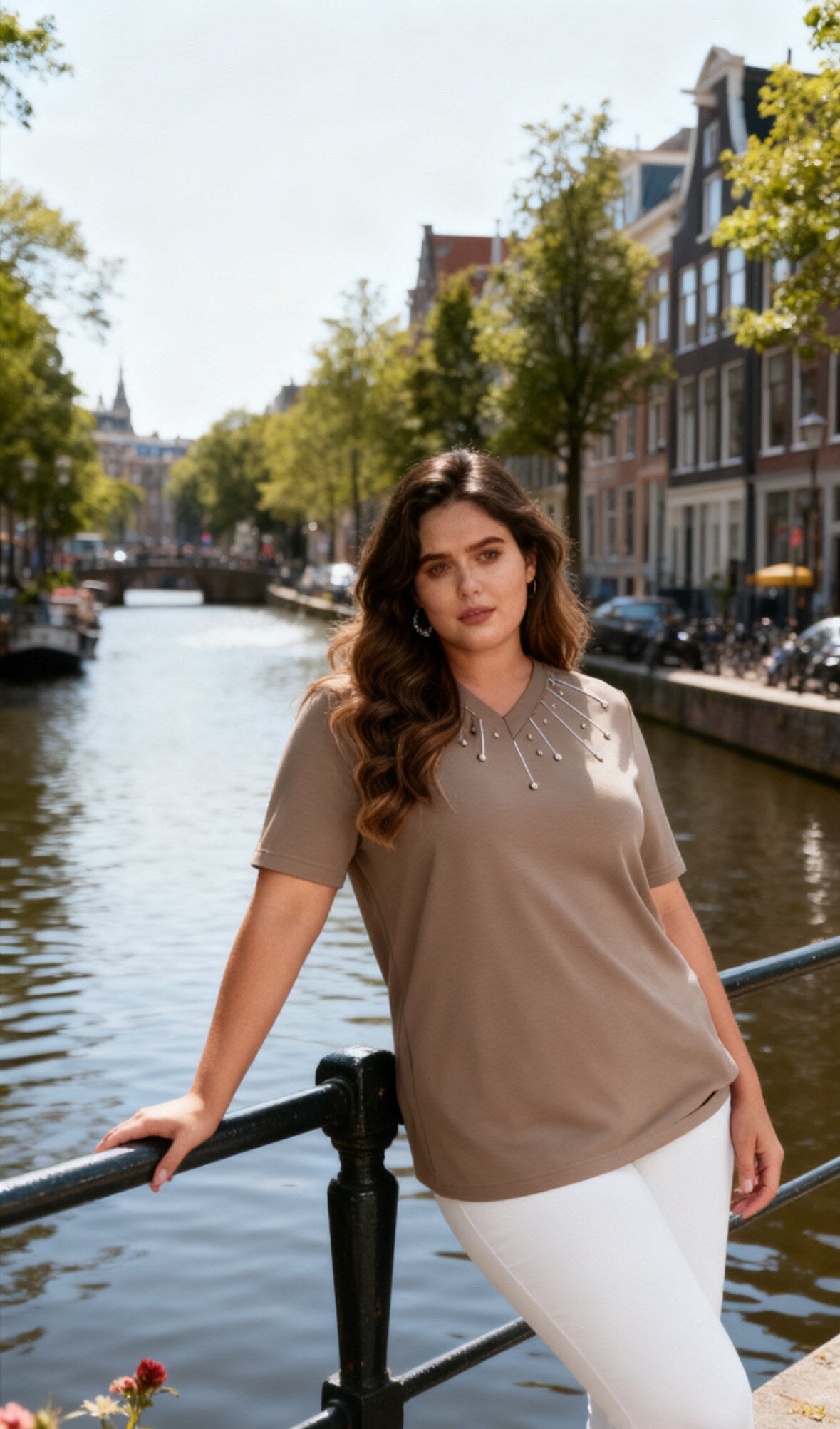 Plus size T-shirt i Stor Storlek