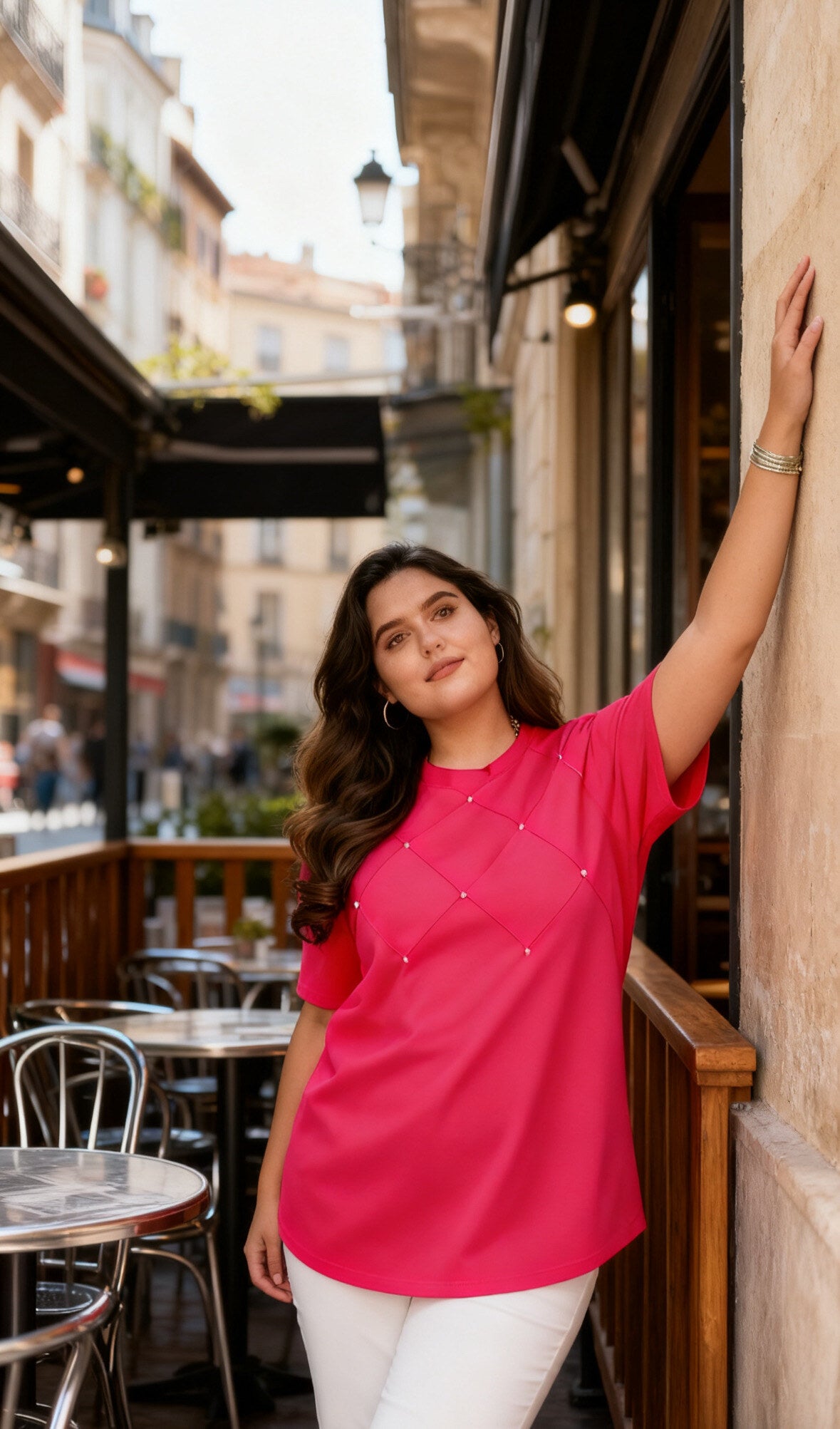 Plus size T-shirt i Stor Storlek