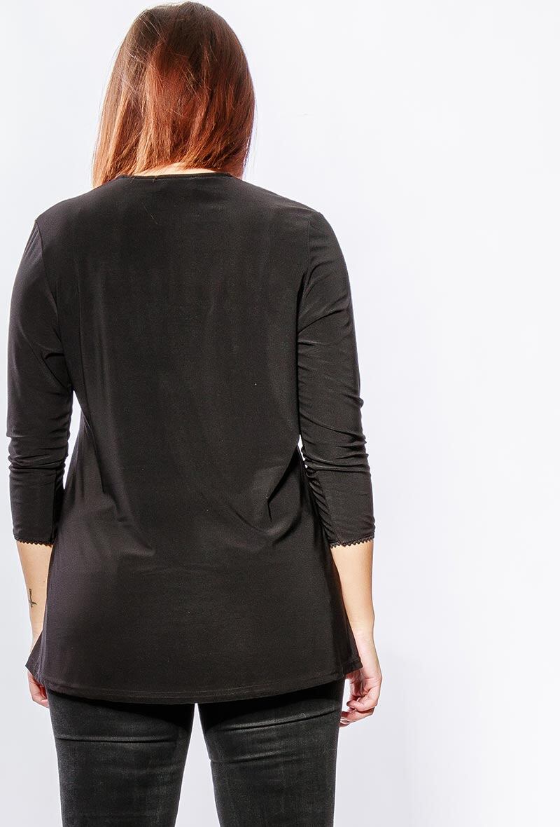 Iridescent Top i Stor Storlek