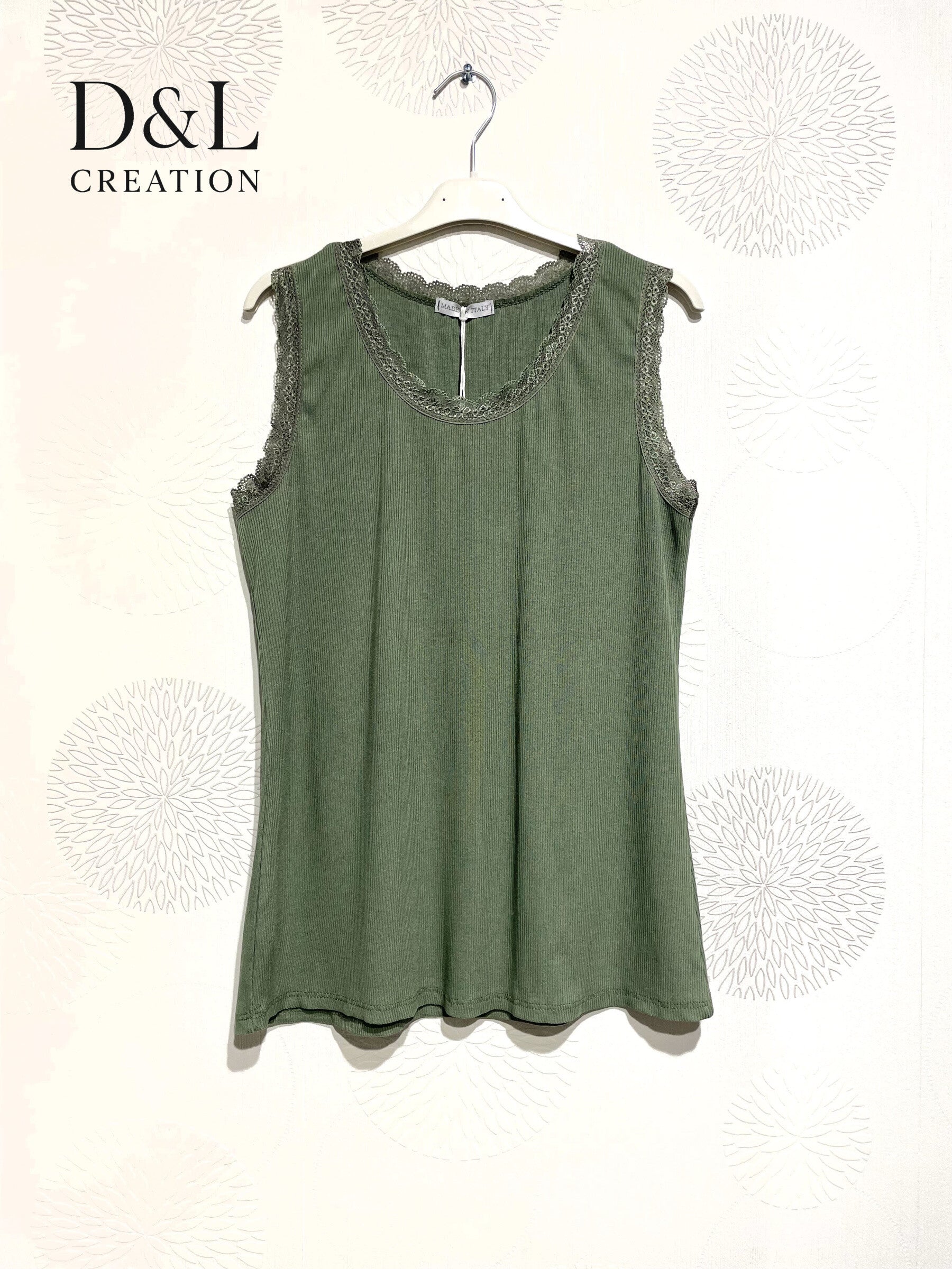 Plus Size Côte -free -free top with T38 lace at T48