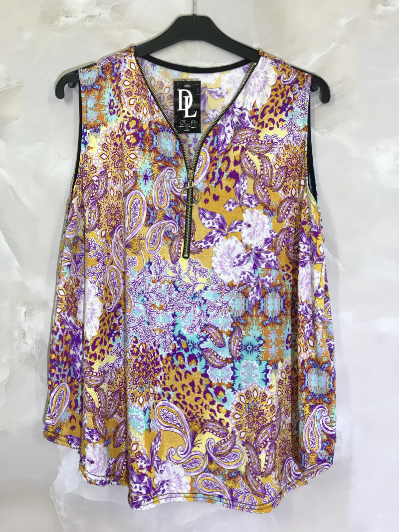 Plus Size Top i Badklädes Fabric