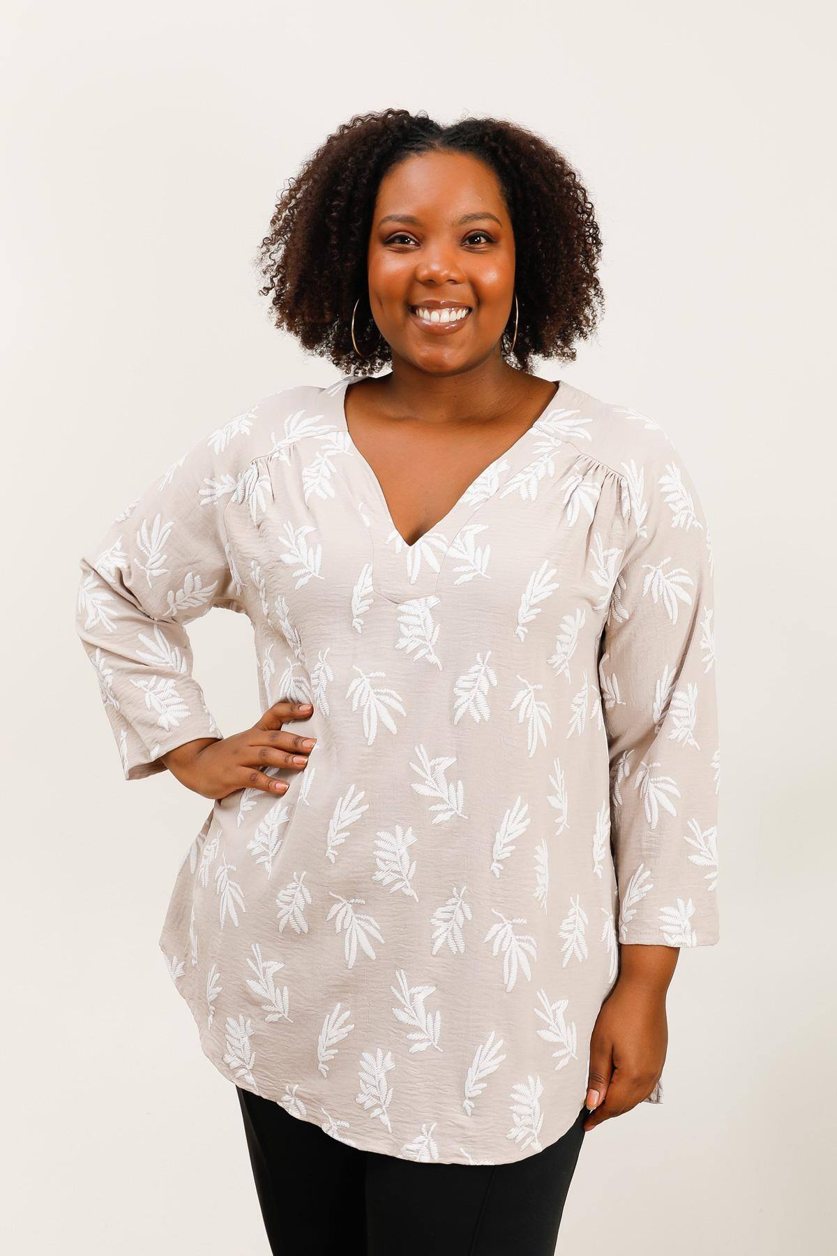 Plus size tunic i Stor Storlek