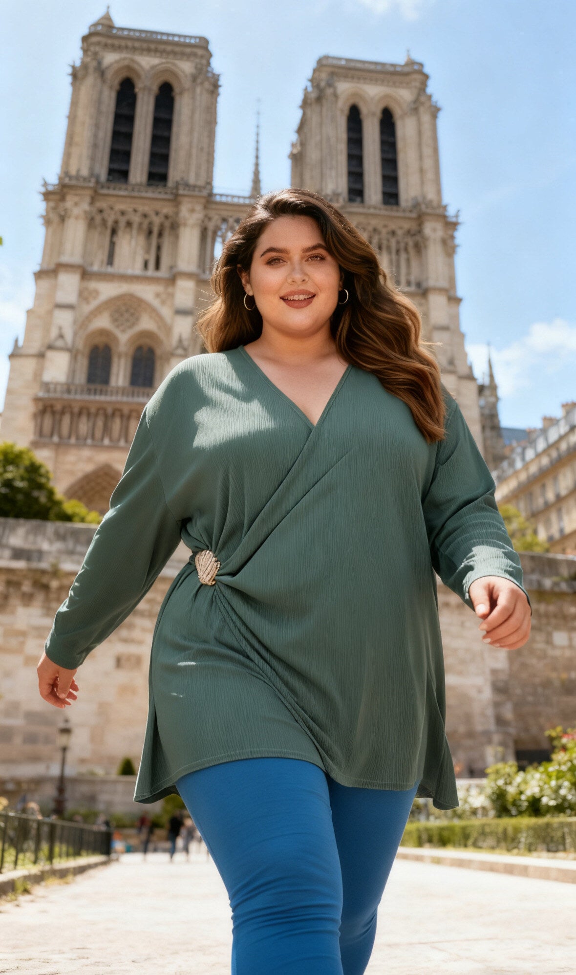 Plus size tunic i Stor Storlek