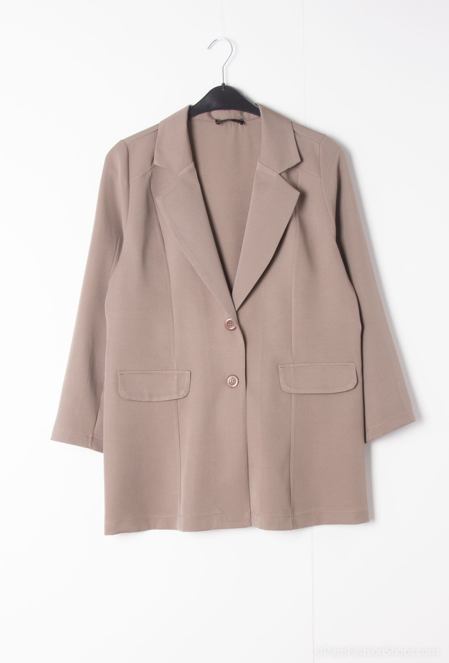 Plus Size Long suit jacket