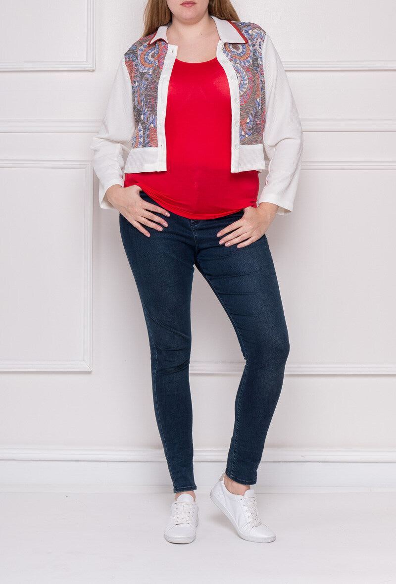 Short jacket i Stor Storlek