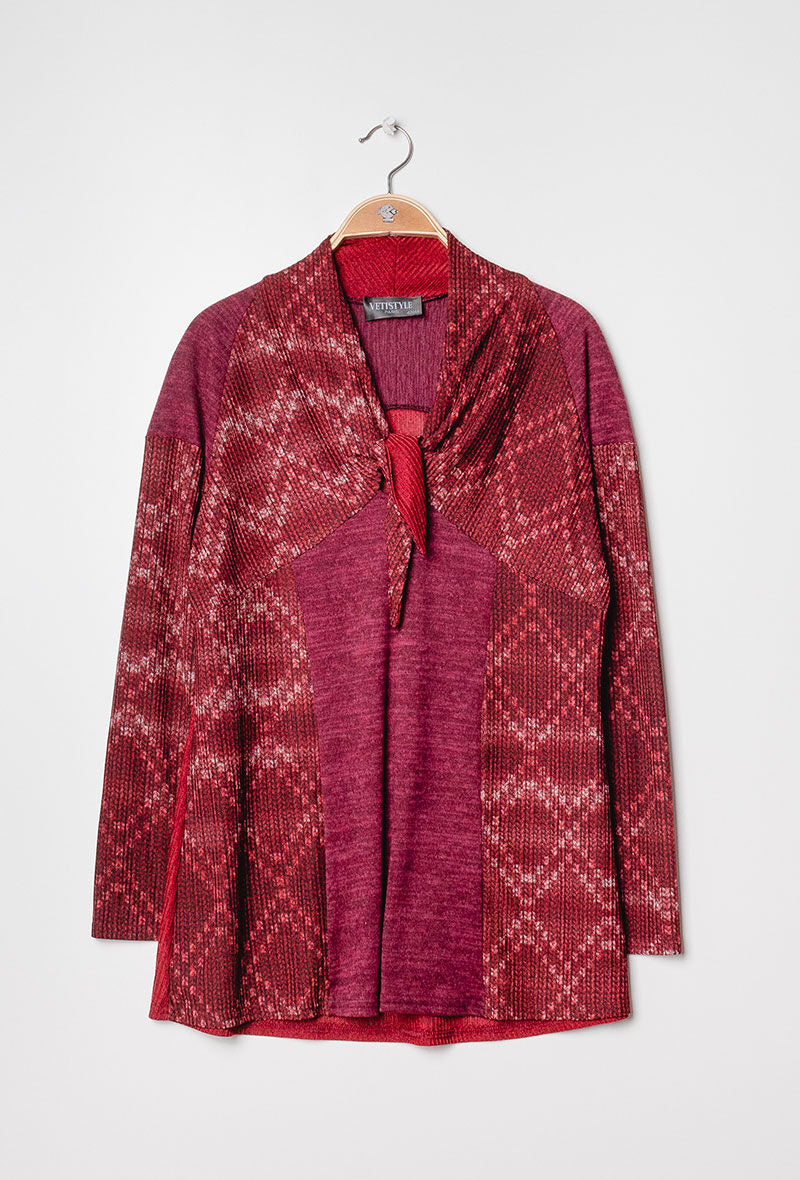 Suede jacket i Stor Storlek