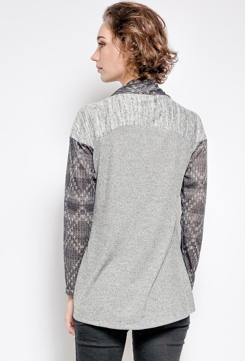 Suede jacket i Stor Storlek