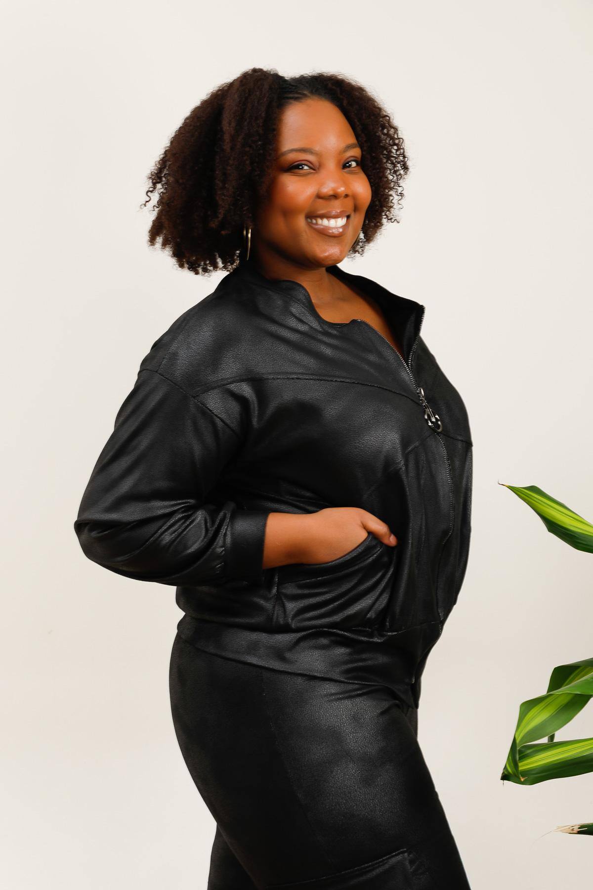 Plus Size Jacket i Stor Storlek