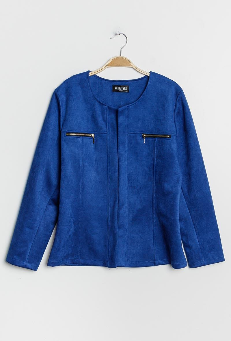 Open jacket i Stor Storlek