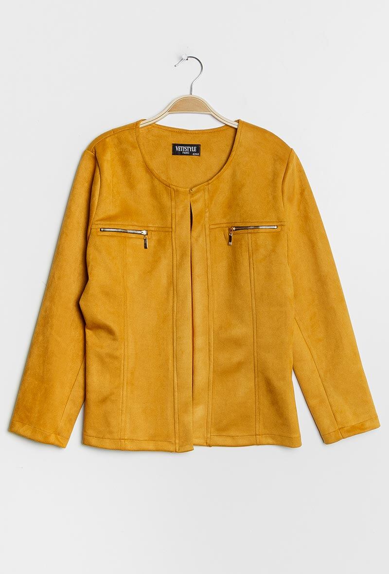 Open jacket i Stor Storlek