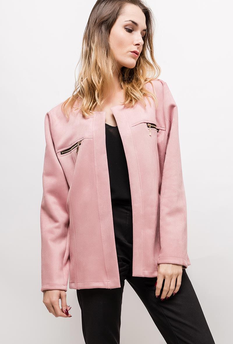 Open jacket i Stor Storlek