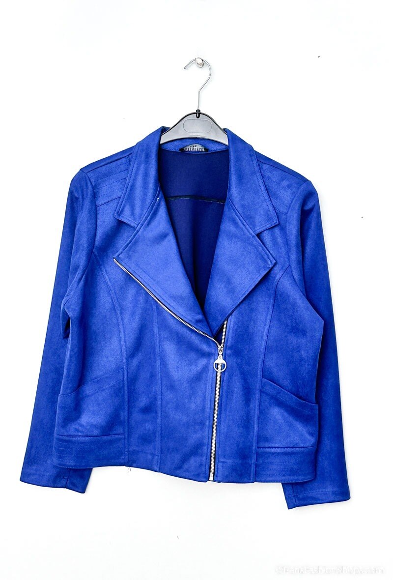 Plus Size Suede jacket