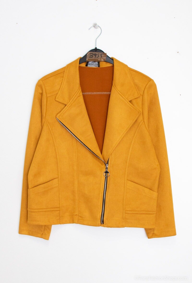 Plus Size Suede jacket