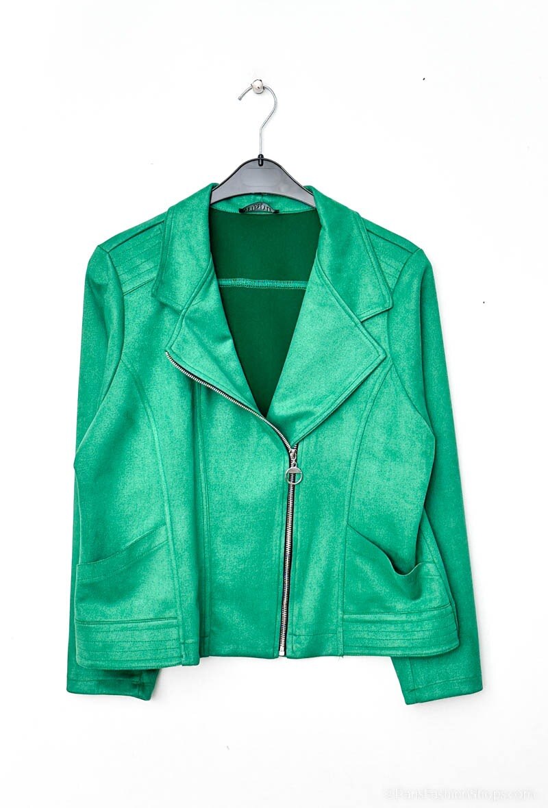Plus Size Suede jacket