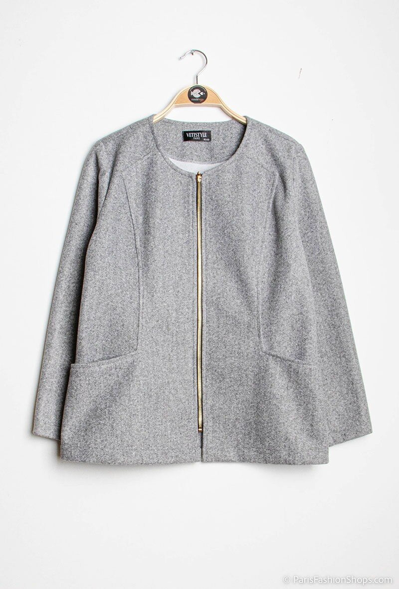 Jacket i Stor Storlek - Elegant och Bekväm