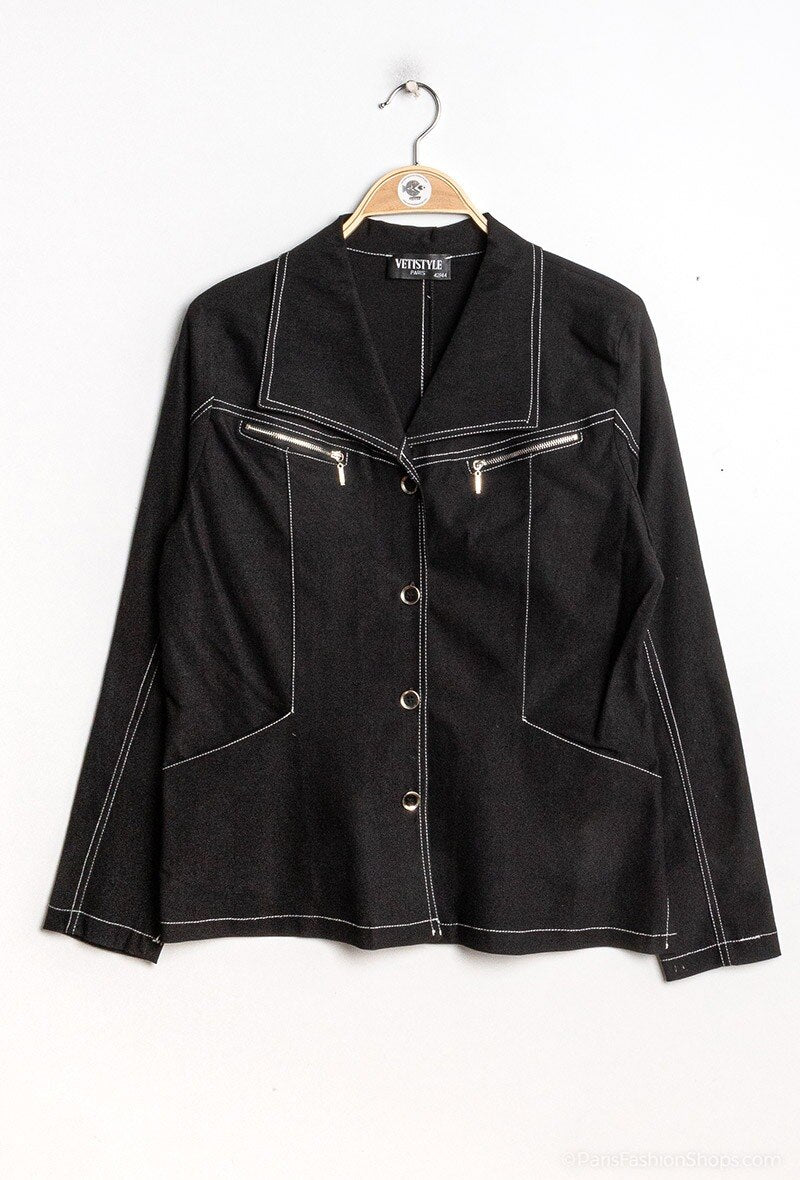 Jacket i Stor Storlek – Elegant och Bekväm